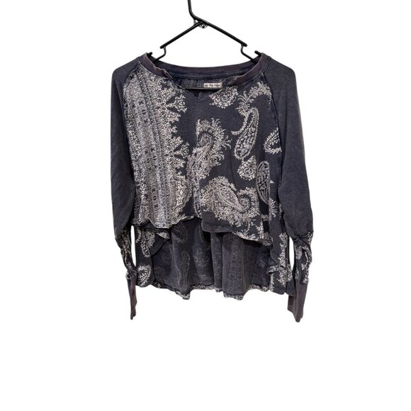 We The Free Tops - We The Free True Perfection Tee Paisley Print Long Sleeve Top XS